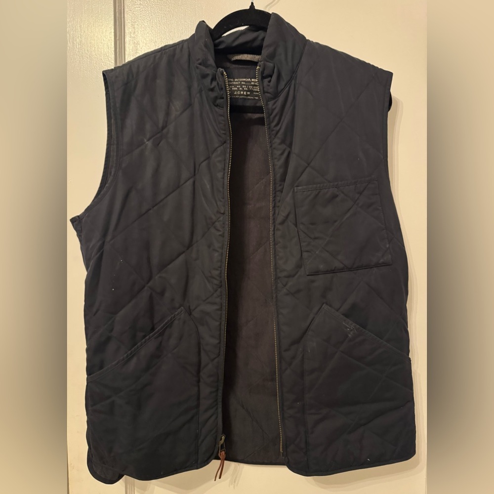 Navy blue vest